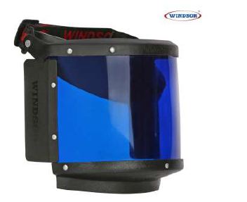 WINDSOR Heat Resistance face Shield+Elastic(6x12) Cobalt Blue