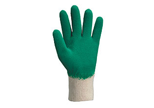 ATLAS Interlock-knitted cotton gloves - Cedar - GJA - Code: GJA-001-L-G