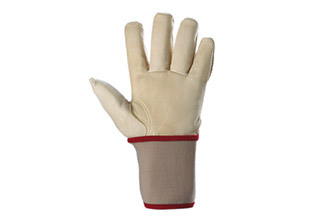 ATLAS high quality leather glove - Anti vibration - Quartz - Code: OBA-001-L-B