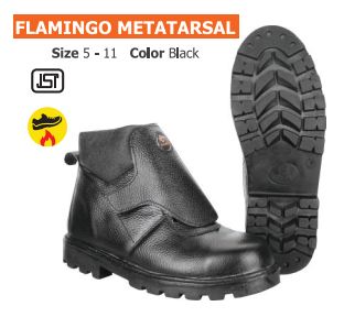 FULE,Heat-Resistant Series Flamingo  Safety s Metatarsal Shoes