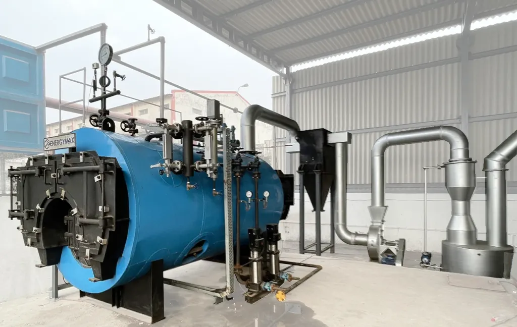 Turbomax Solid Fuel Fired Package Steam Boiler