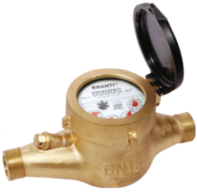 Kranti Multi Jet Water Meter Class B IP68 KBM-G1