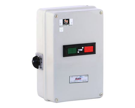 BCH Auto Starter DOL- 2 Position - OLR Range 2.4A to 24A - 3 Phase