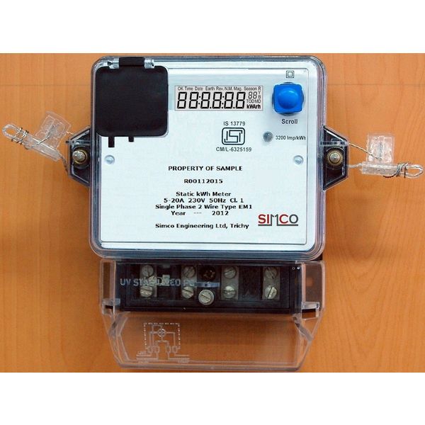 Simco Energy Meter - Single and Three Phase