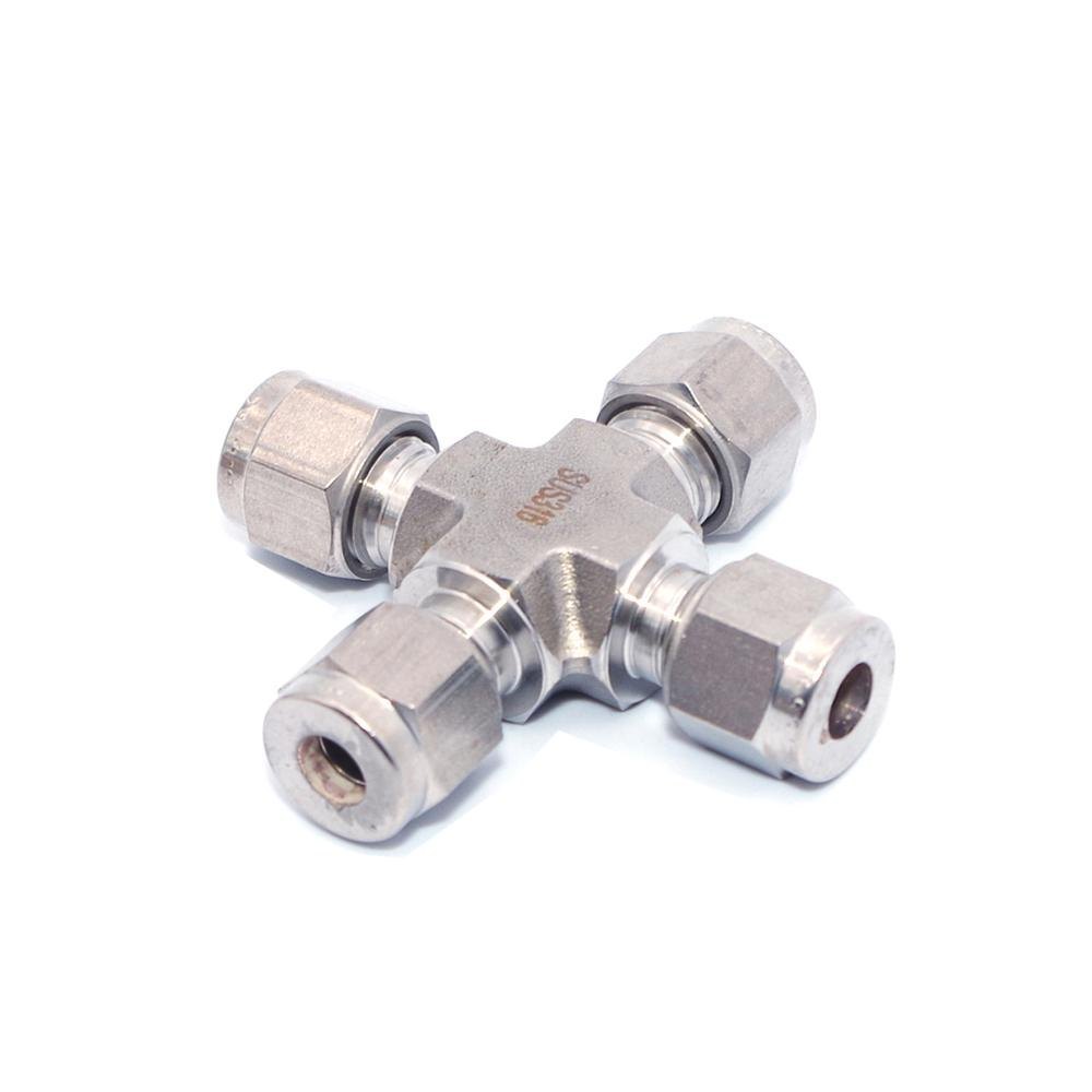 Instrumental Ferrule Fittings - Stainless Steel - Union Cross - 45° Elbow - Tube End Closure