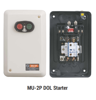 LT MU-2P DOL Single Phase Starter - 0.125HP to 3HP