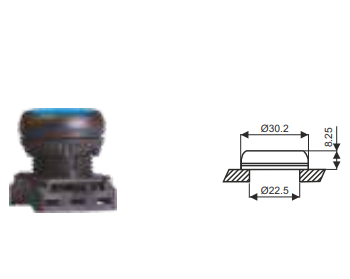 LT Gen Next Push Button & Selector Actuators - Modular Remote Control Units - Diameter 22.5mm