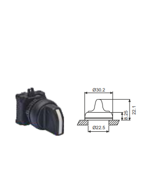 LT Gen Next Push Button & Selector Actuators - Modular Remote Control Units - Diameter 22.5mm - Multiple Options