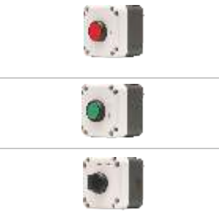 LT Universal Push Button Stations -  ABS Engineering Plastic Body - Modular Remote Control Units - Multiple Head Options