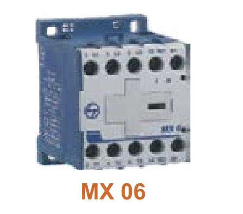 LT 3 Pole Power Contactors - Type MX Mini - AC Control Range 6A to 12A - DC Control Range 6A to 12A