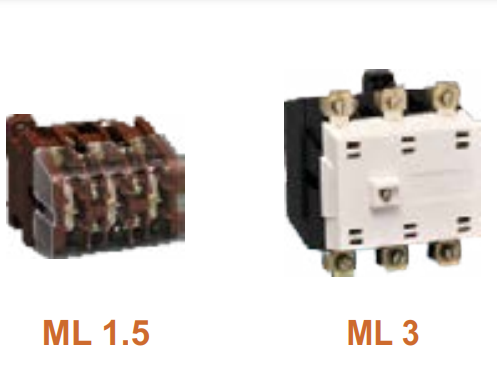 LT 3 Pole Power Contactors - Type ML - AC3 Range 25A to 300A