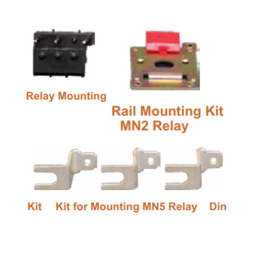 LT Thermal Overload Relays Accessories - Relay Mounting Kit - Mounting MN5 Relay - DIN Rail Mounting Kit