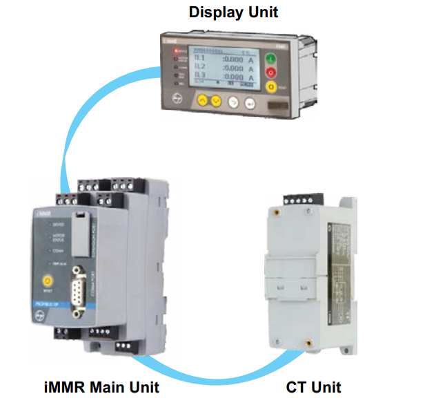 LT Intelligent Motor Management Relay - iMMR Main Unit - CT Unit - CTVT Unit - Display Unit - Display Cable - Expansion Unit