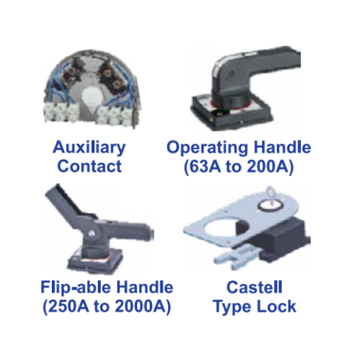 LT Spares and Accessories for On Load Changeover Switch - Disconnector