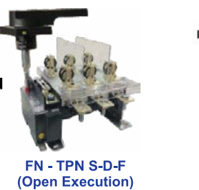 LT Fuse Units Type TPN S-D-F - Range 32A to 800A - Suitable for DIN fuse-link