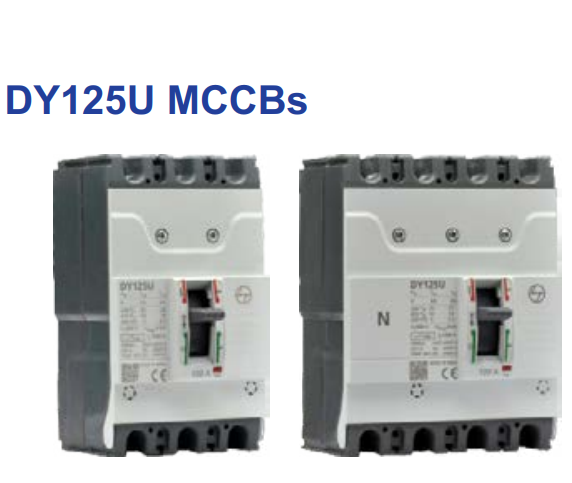 LT DY125U MCCB - Range 16A to 125A - 2P/3P/4P