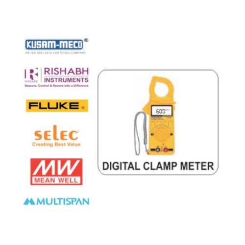 Digital Clamp Meter - Kusam Meco - Rishabh - Fluke - Selec - Mean Well MW - Multispan