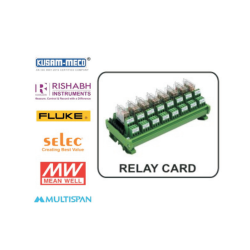 Relay Card - Kusam Meco - Rishabh - Fluke - Selec - Mean Well MW - Multispan