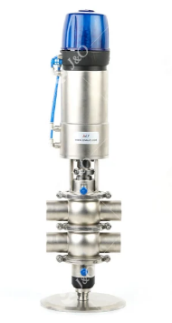 Butt Weld End Mix Proof Valve with Control Cap - Food & Beverage valve