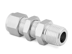 Bulkhead Male Connector - Instrumentation Tube Fittings - 1/8" NPT 1"