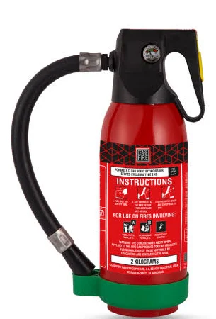 SAFE PRO Clean Agent Type Fire Extinguishers