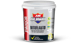 Jubiguard BITUELASTO High Build Elastomeric, Bitumen Modified Anti-Root Liquid Applied Membrane [Pack 4 kg & 20 kg]