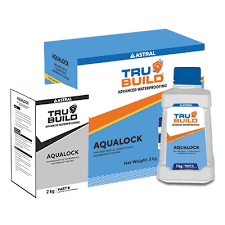 Astral Trubuild Aqualock Flexi Two part  Acrylic Modified High Performance WaterProof Coating-  Water Proofing[Packaging 3Kg,15Kg,90Kg]