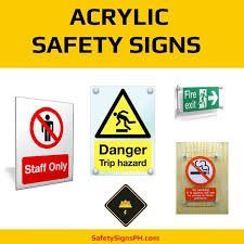 Acrylic Safety Signs