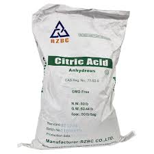 CITRIC ACID ANHYDR0US 25 KG BAG