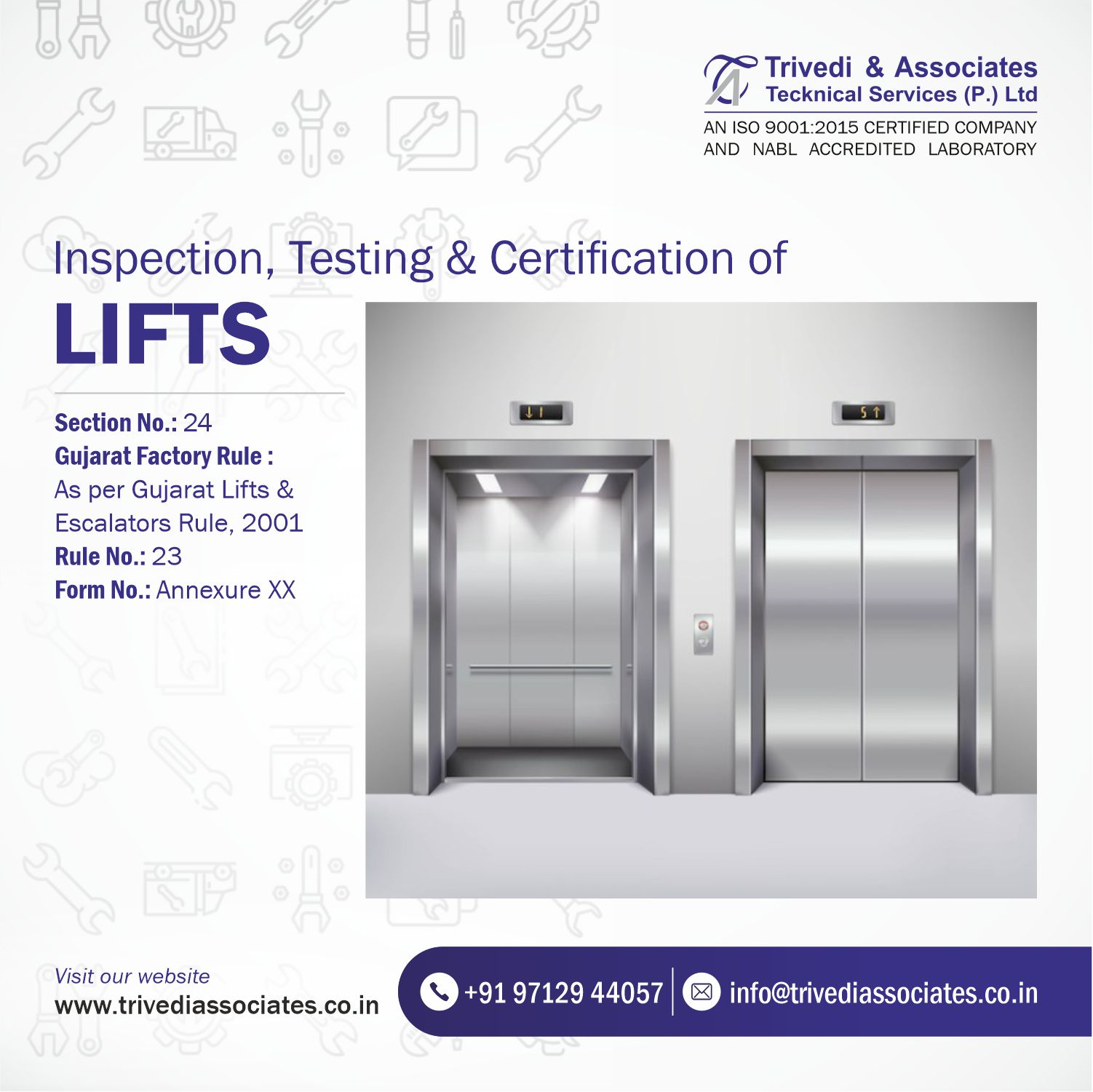 Inspection of Lifts / Hoists/Annexure II