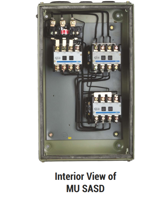 LT MB1 SASD Three Phase Starter - with MN Relay - 15 HP - Product Image