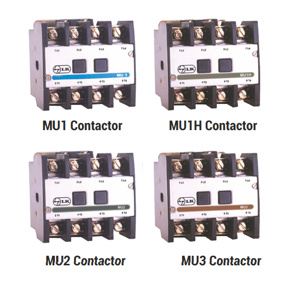 LT MU1H Starter Contactor - DOL - SASD - FASD - 360V / 415V - Product Image