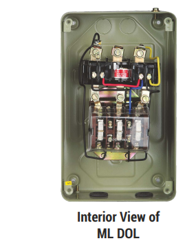 LT ML2 DOL Three Phase Starter - 7.5 HP to 20 HP - Heavy Duty - Product Image
