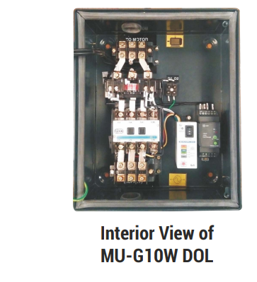 LT MU-G10W DOL Three Phase Submersible Pump Controller - Heavy Duty - With Wideband Coil and in-built WLC - 10HP - Product Image