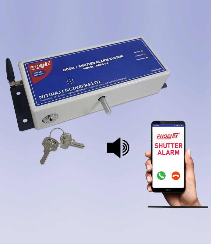 Phoenix Home Automation & Security Products Access Control System GSM Shutter Alarm PDAS - 04 - Product Image 2