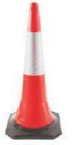 Udyogi Traffic Cone Rubber Base Safety Cone - Product Image 2