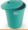 Taksi Dustbin with Leed Plastic Dustbin - Product Image 2