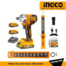 INGCO COSLI23011 Cordless Impact Wrench (1/2 inch) - Product Image 2